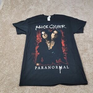 Gildan Alice Cooper Paranormal World Tour 2017-2018 Graphic T-Shirt Size Medium